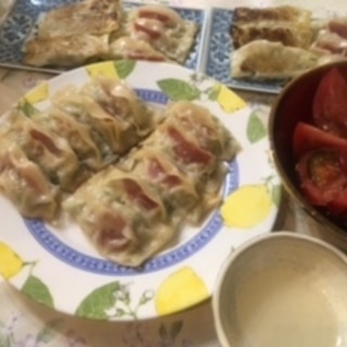 トマト入り餃子